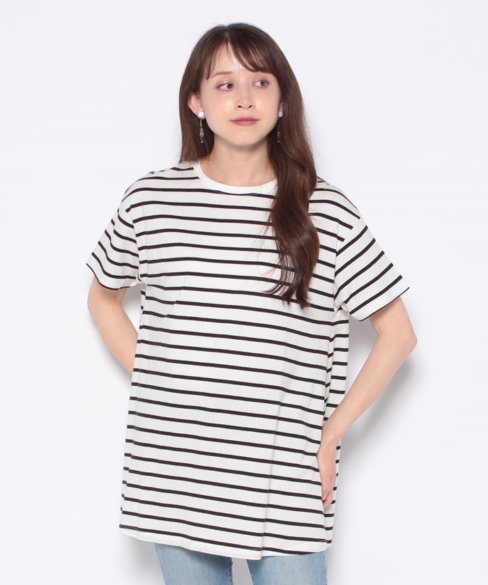 45R Aライン フレア コットン Tシャツ セール】シルキーコットンAラインフレアTシャツ(504667033