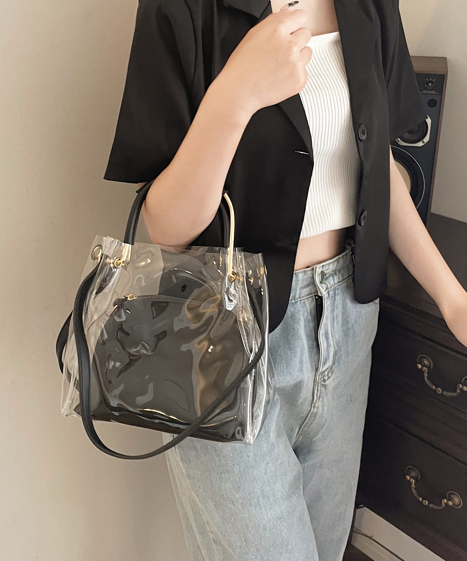 セール】ショップニコニコ ShopNikoNiko クリアバッグ