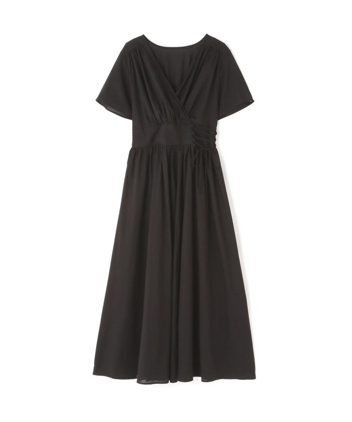 セール 20%OFF】コットンローンカシュレースアップ半袖