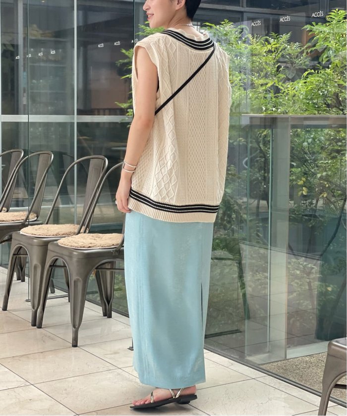 別注》【CAL O LINE/キャルオーライン】TIDEN VEST:ベスト(504761823