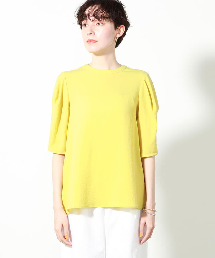 大量入荷 セール 30%OFF】◇【WEB限定】2WAYジョーゼット肩タックブラウス 温熱用品