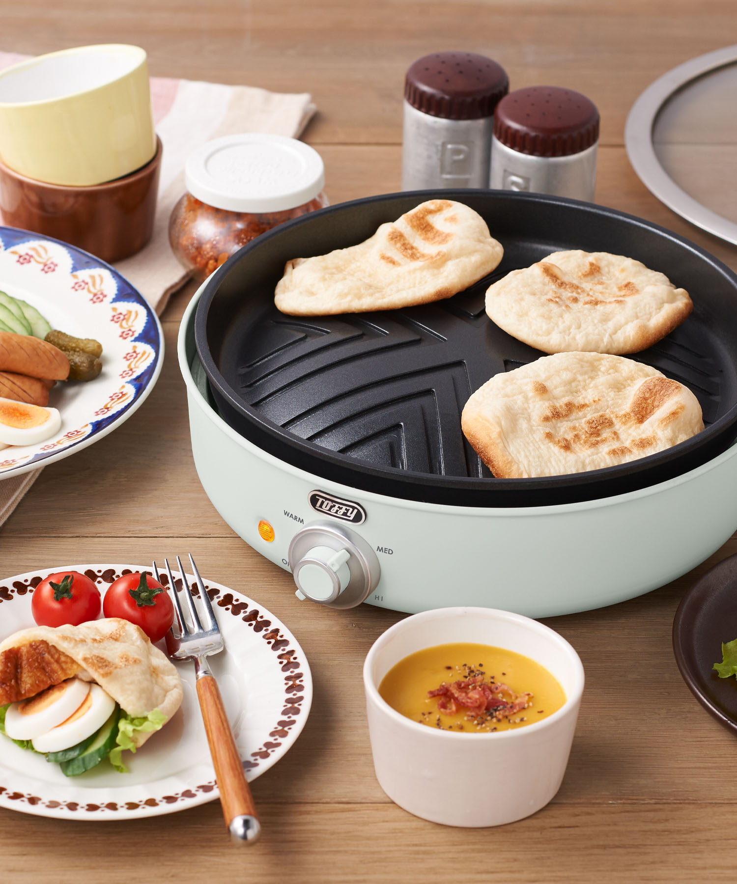 新品未開封　トフィー　電気グリル鍋　焼肉プレートセット Toffy 電気グリル鍋用 焼肉プレート ｜ Toffy公式オンラインショップ