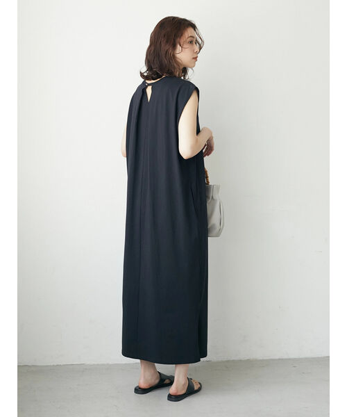 セール 71%OFF】バックスリットタックワンピース(504765188