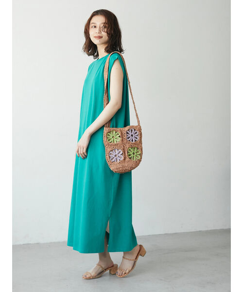 セール 71%OFF】バックスリットタックワンピース(504765188