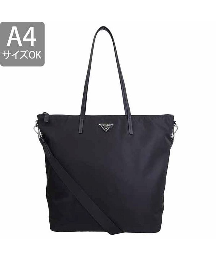 ギャランティ付✨プラダ トートバッグ A4可 2way カーフレザー