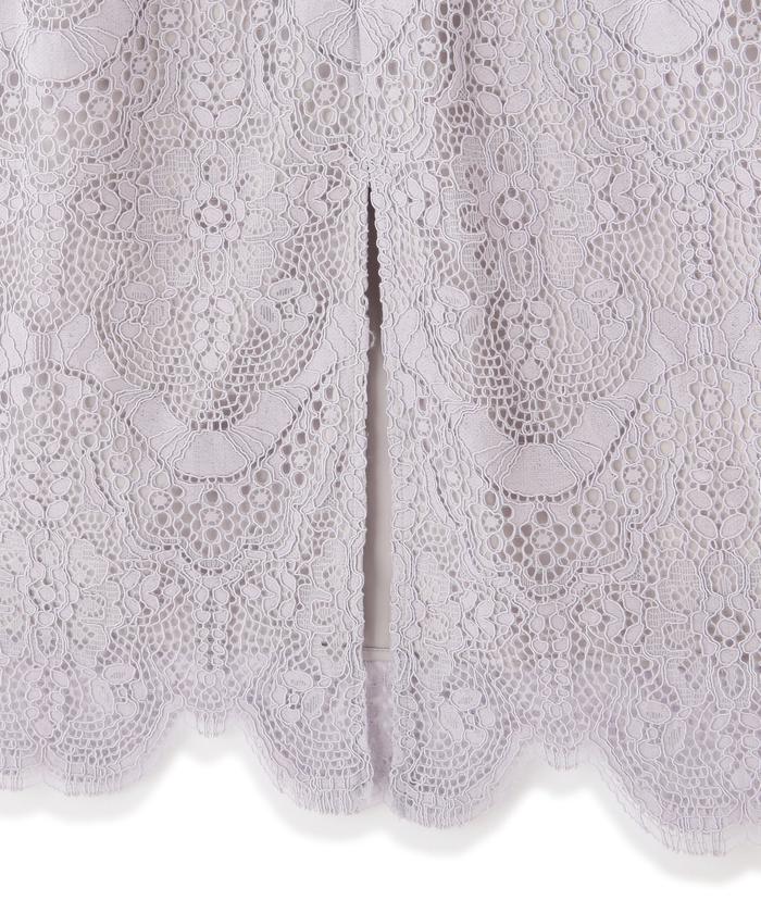 【JILL STUART】3Way仕様レース×ペンシルスカート セール】パネルレースペンシルスカート(504576262) | ジル バイ