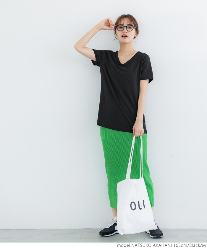 セール】とろみシアーVネックTシャツ(504672843) | コカ(coca
