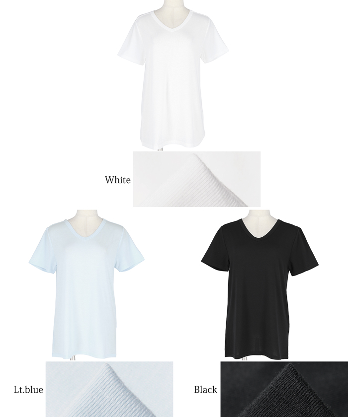 COACH ジャージー Vネック Tシャツ 人気デザイン】COACHジャージー Vネック Tシャツ Tシャツ