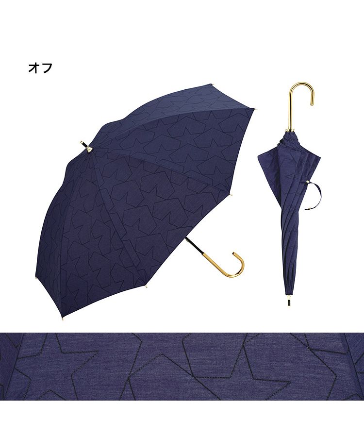セール 50%OFF】【Wpc.公式】日傘 星ステッチ 50cm UVカット