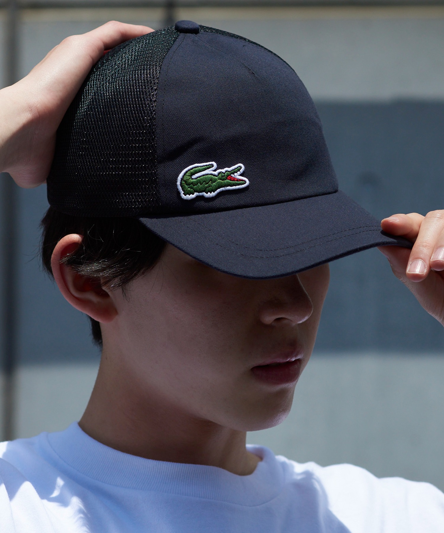 ラコステ LACOSTE 【LACOSTE】ラコステ ロゴ メッシュ キャップ