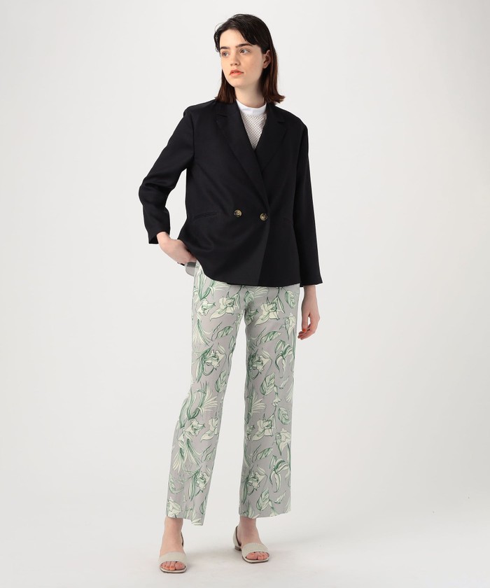 【美品】BALLSEY　ボールジィ ライトカルゼ ダブルブレスト ジャケット セール 40%OFF】ライトカルゼ ダブルブレストジャケット