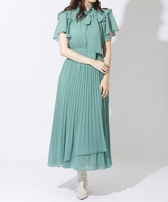 送関込み ★Hobbs London★ フレア シフォン ワンピース 上品 Hobbs London(ホッブスロンドン) ワンピース(レディース) - 海外