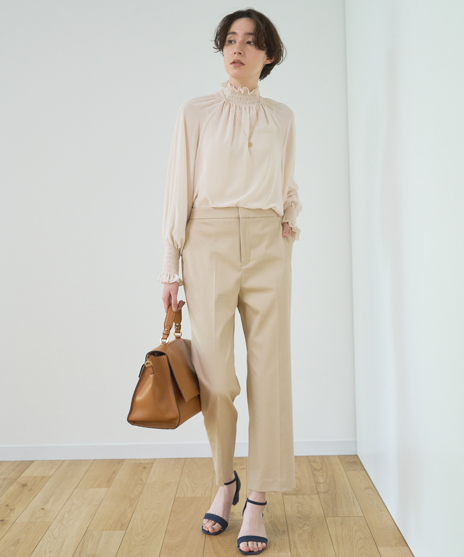 ◇ フラップステッチショルダーM BAG(504749440) | アナイ(ANAYI) - d