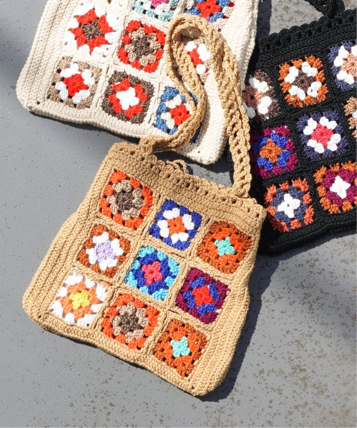 【WOUF】クロシェトートバッグ クロシェ編みトートバッグ / Tiaclasse | ファッション通販