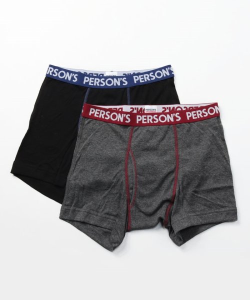 PERSONS】パーソンズ 2Pセット メンズ ボクサーパンツ 2枚組/ メンズ 