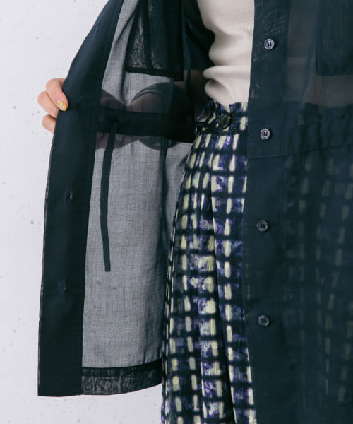 セール 30%OFF】シアーミリタリーシャツ(504760665