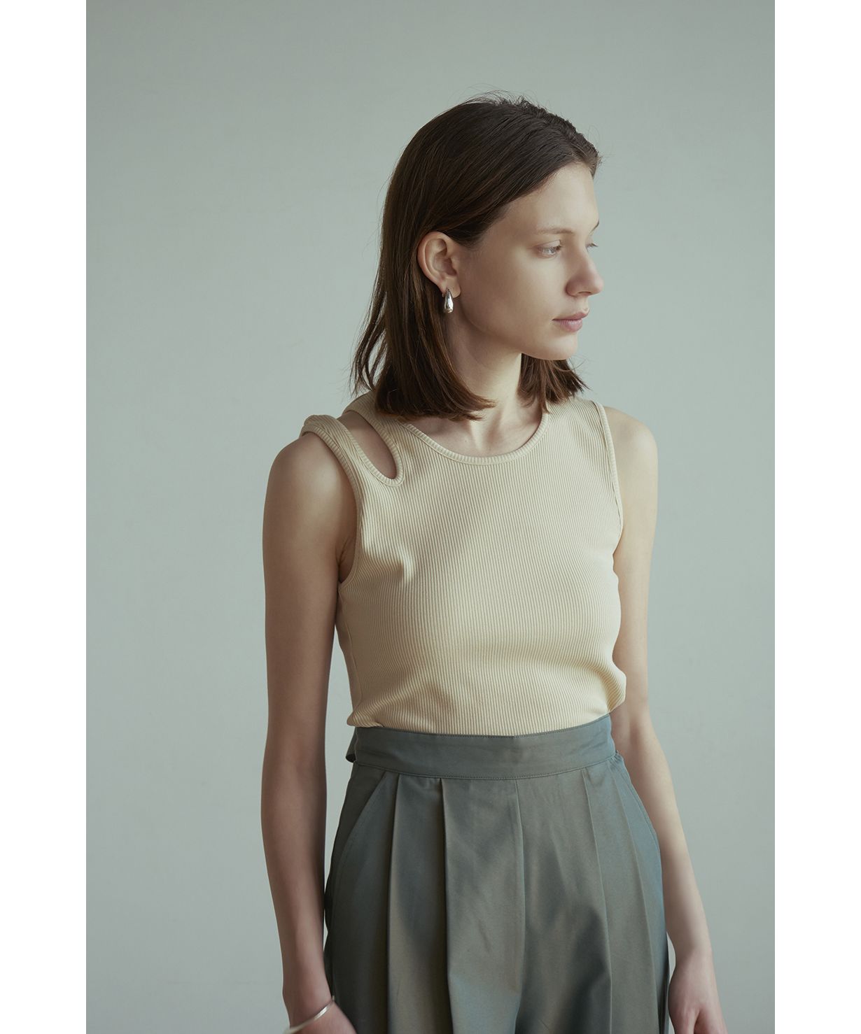 2WAY NUANCE CUT TOPS(504772217) | クラネ(CLANE) - d fashion
