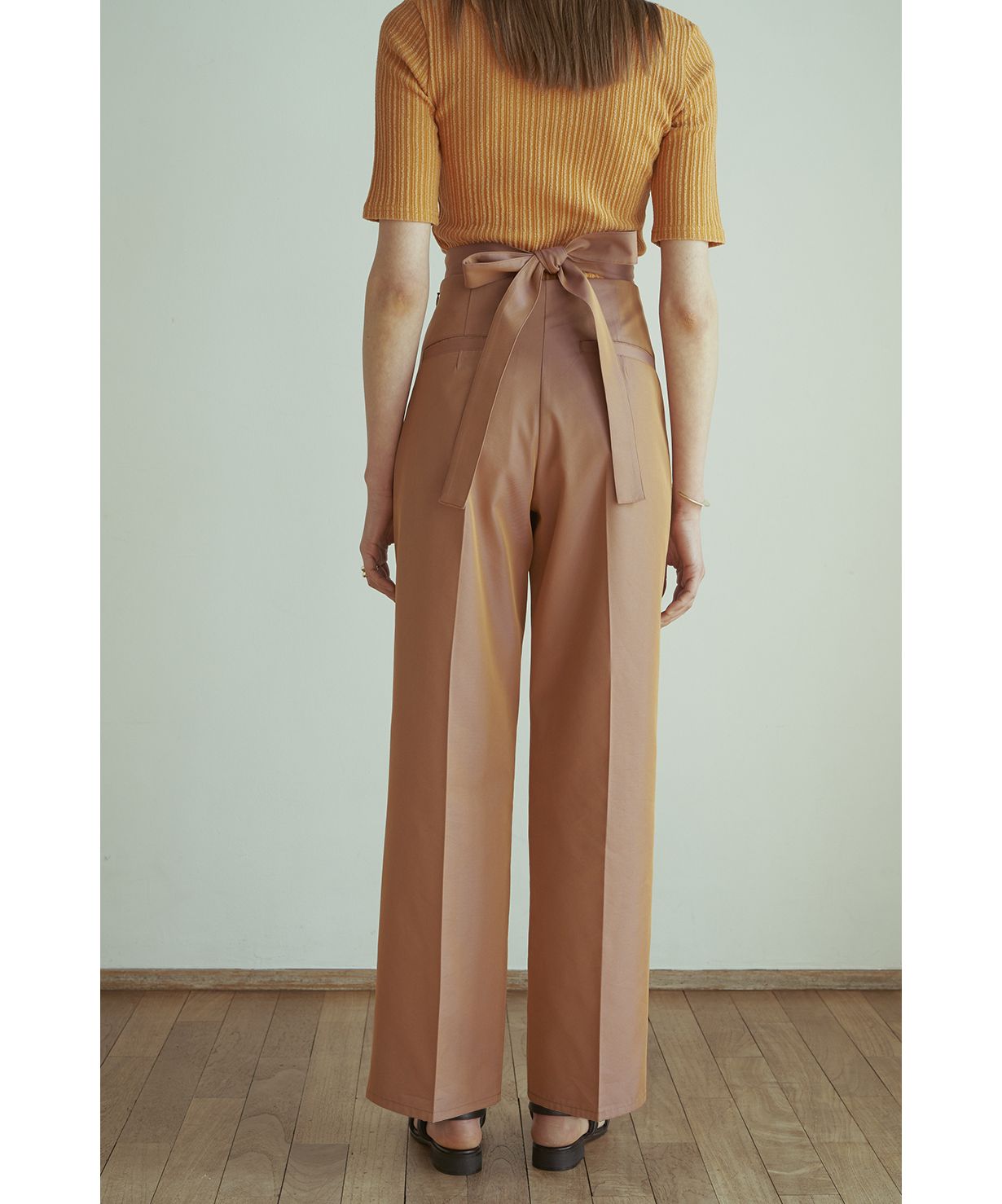 clane バックリボンパンツ CLANE - バックリボンパンツ - BACK RIBBON PANTS - PINK