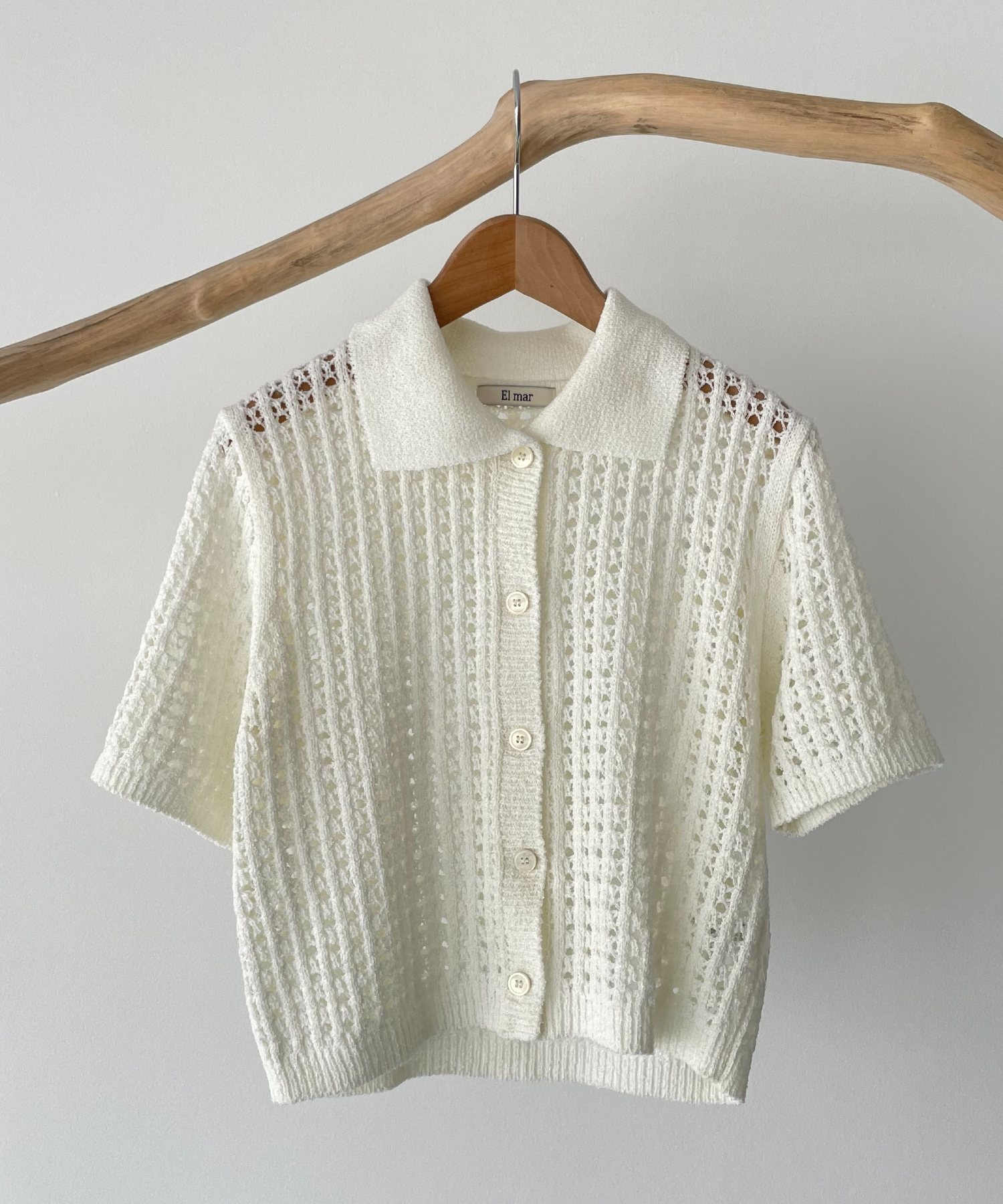canal jean El mar フェザーハーフジップニット キャナルジーン CANAL JEAN El mar フェザーハーフジップニット