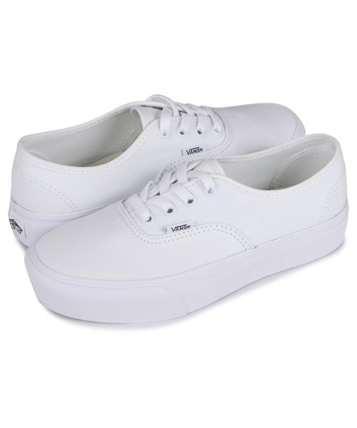 セール Vans ヴァンズ オーセンティック プラットフォーム 2 0 スニーカー メンズ レディース 厚底 バンズ Authentic Platform 2 0 ホワ ヴァンズ Vans D Fashion