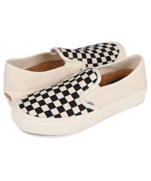 Vans ヴァンズ スリッポン スニーカー メンズ レディース バンズ Slip On Sf ホワイト 白 Vn0a3mvd42e ヴァンズ Vans D Fashion
