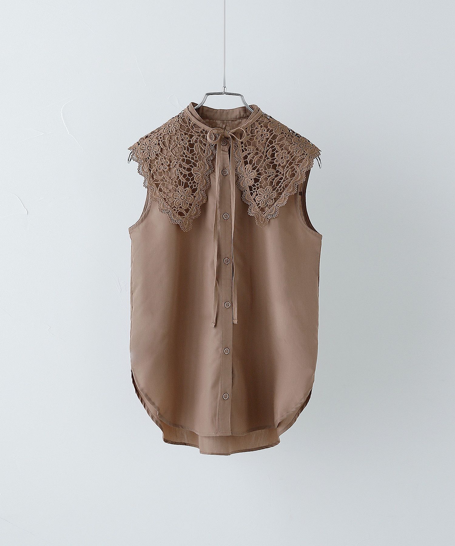 新品タグ付　tsuru Matine(lace) ノースリーブブラウス 新品タグ付 tsuru Matine(lace) ノースリーブブラウス - メルカリ