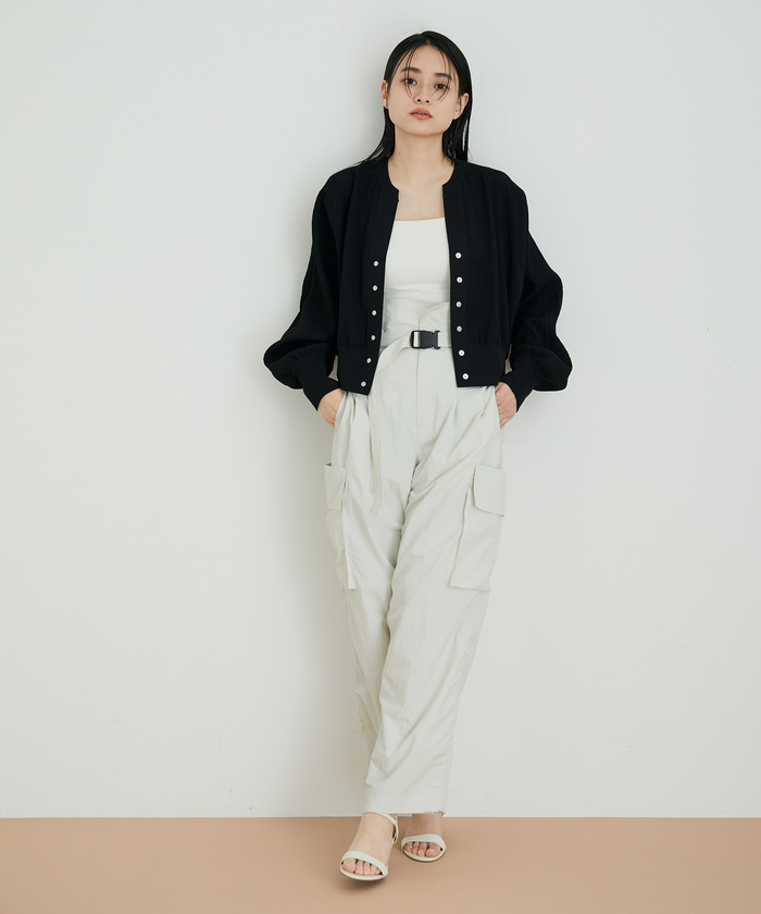 セール 20%OFF】キーネッククレープカーディガン(504774509