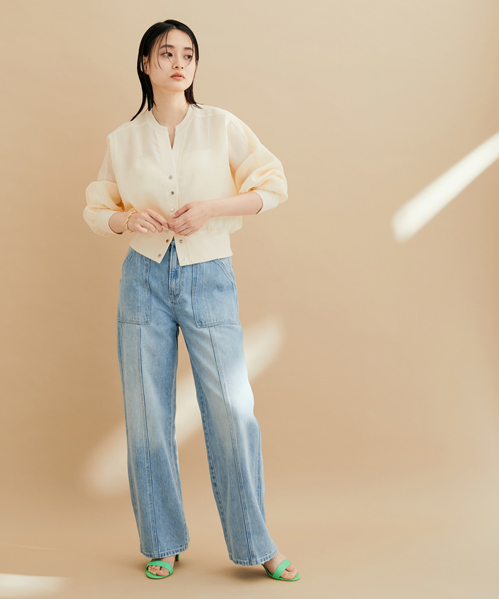 セール 20%OFF】キーネッククレープカーディガン(504774509