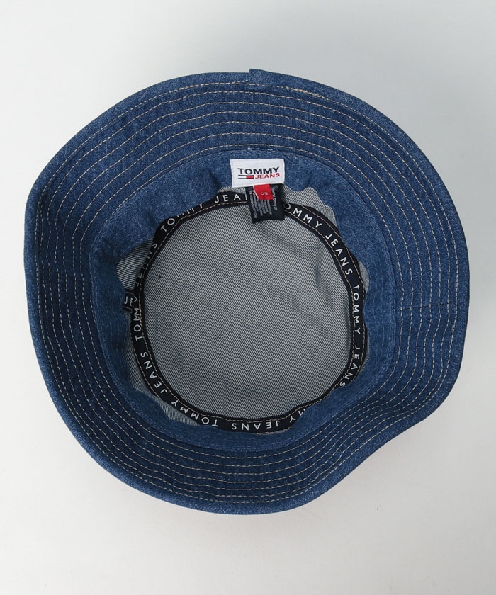海外限定  JEANS トミージーンズ デニムバケットハット 海外限定 TOMMY JEANS トミージーンズ デニムバケットハット