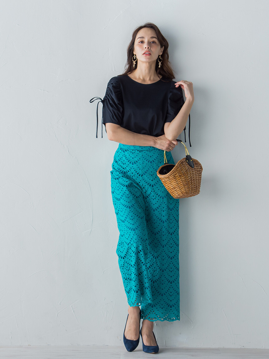 セール 40%OFF】ビアッジョブルー Viaggio Blu コットンレース