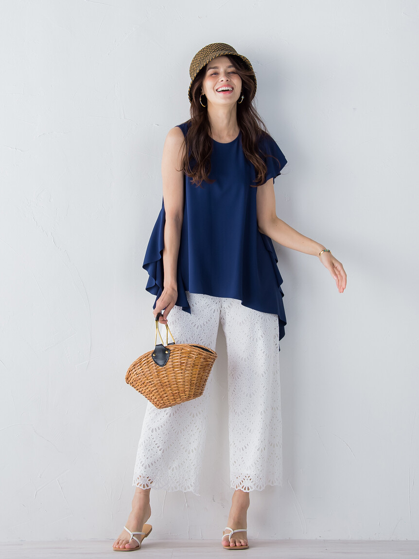 セール 40%OFF】ビアッジョブルー Viaggio Blu コットンレース