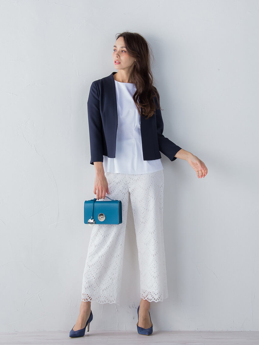 セール 40%OFF】ビアッジョブルー Viaggio Blu コットンレース