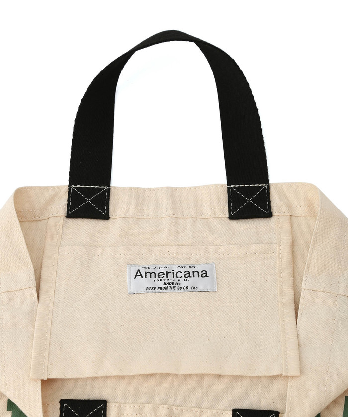 Americana for SALON】2WAYロゴトートバッグ(504771111