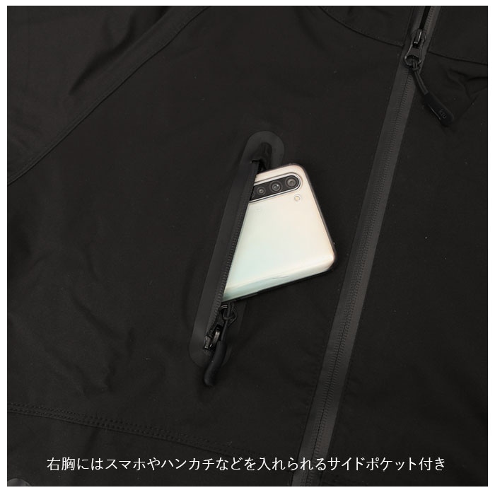 kiu 2WAY ストレッチマルチファンクショナルレインジャケット