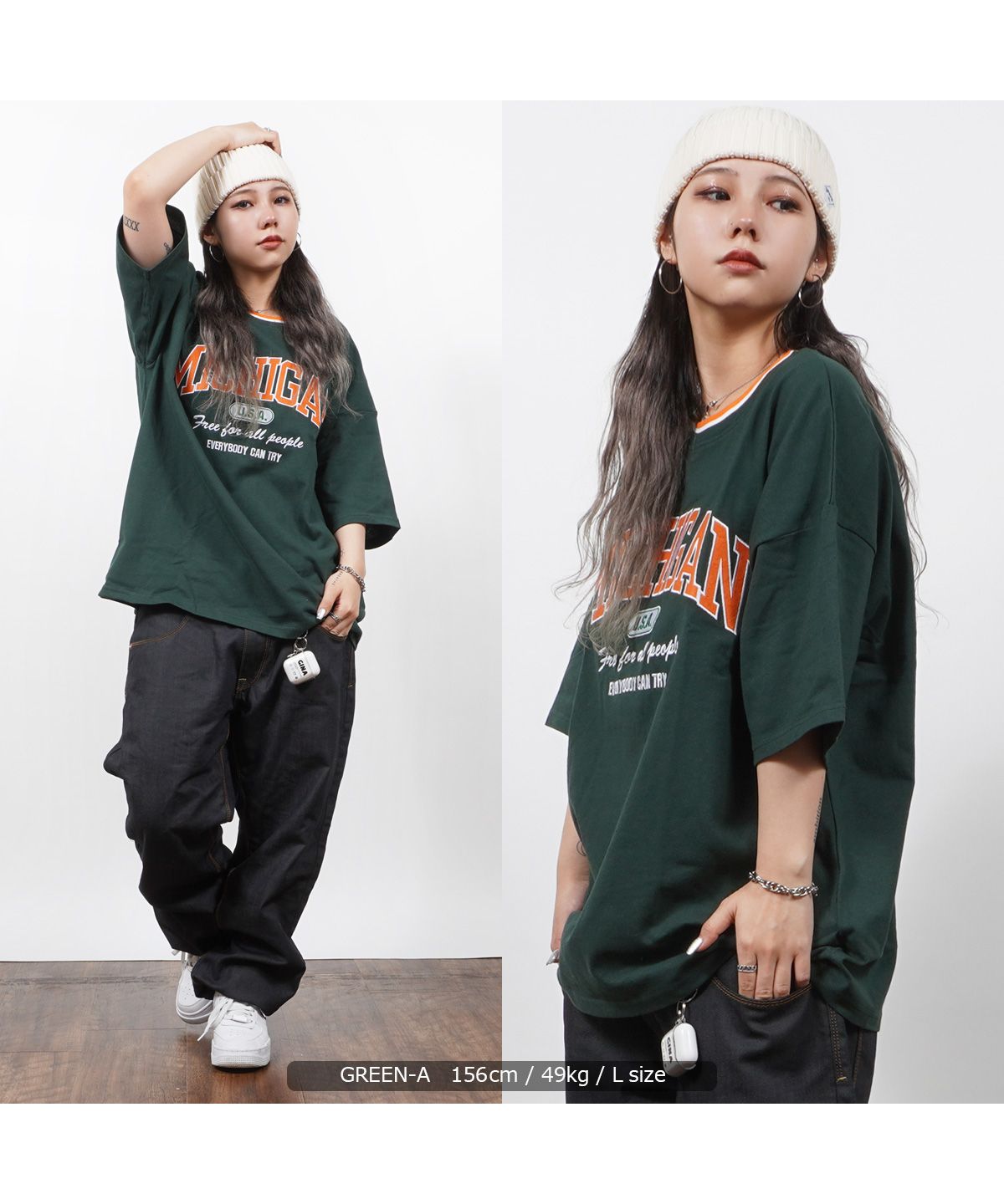 ワンフォークロージング 1111clothing オーバーサイズ tシャツ