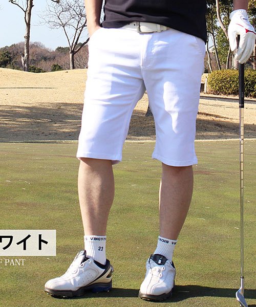 セール ショートパンツ ゴルフパンツ メンズ ハーフパンツ ゴルフウェア ストレッチ チノパン スポーツウェア 無地 短パン ショーツ 大きいサイズ トップイズム Topism D Fashion