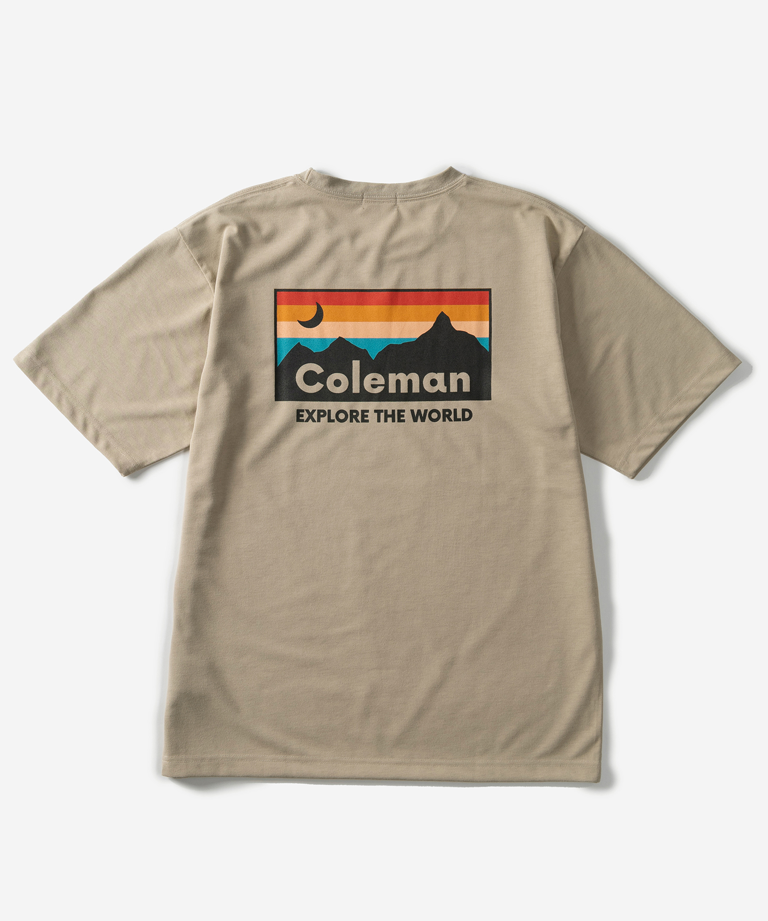 Coleman】 コールマン サンセットプリント 半袖Tシャツ/ワンポイント