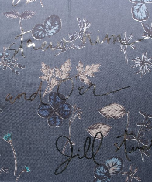 Jill Stuart ジルスチュアート ボタニカル箔文字プリント長傘 ジルスチュアート Jillstuart D Fashion