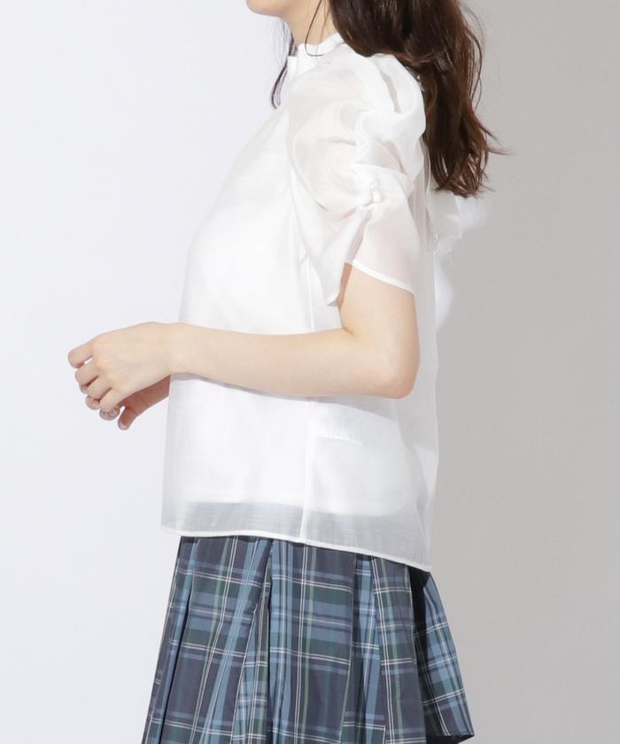 セール 40%OFF】ラッフルバックリボンブラウス(504777408