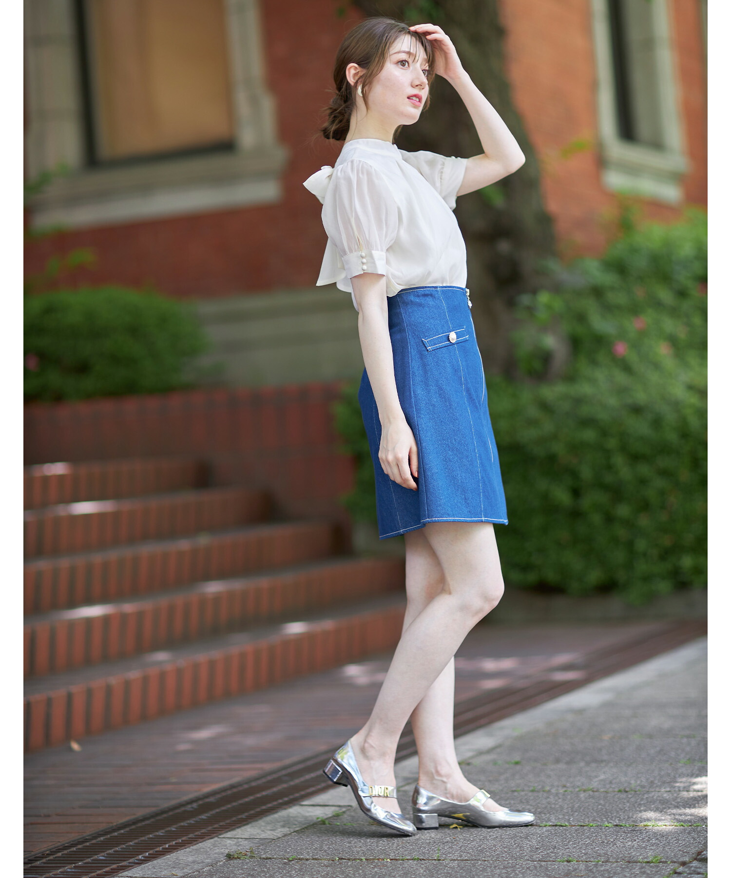 セール】トッコクローゼット tocco closet ビジューファスナー
