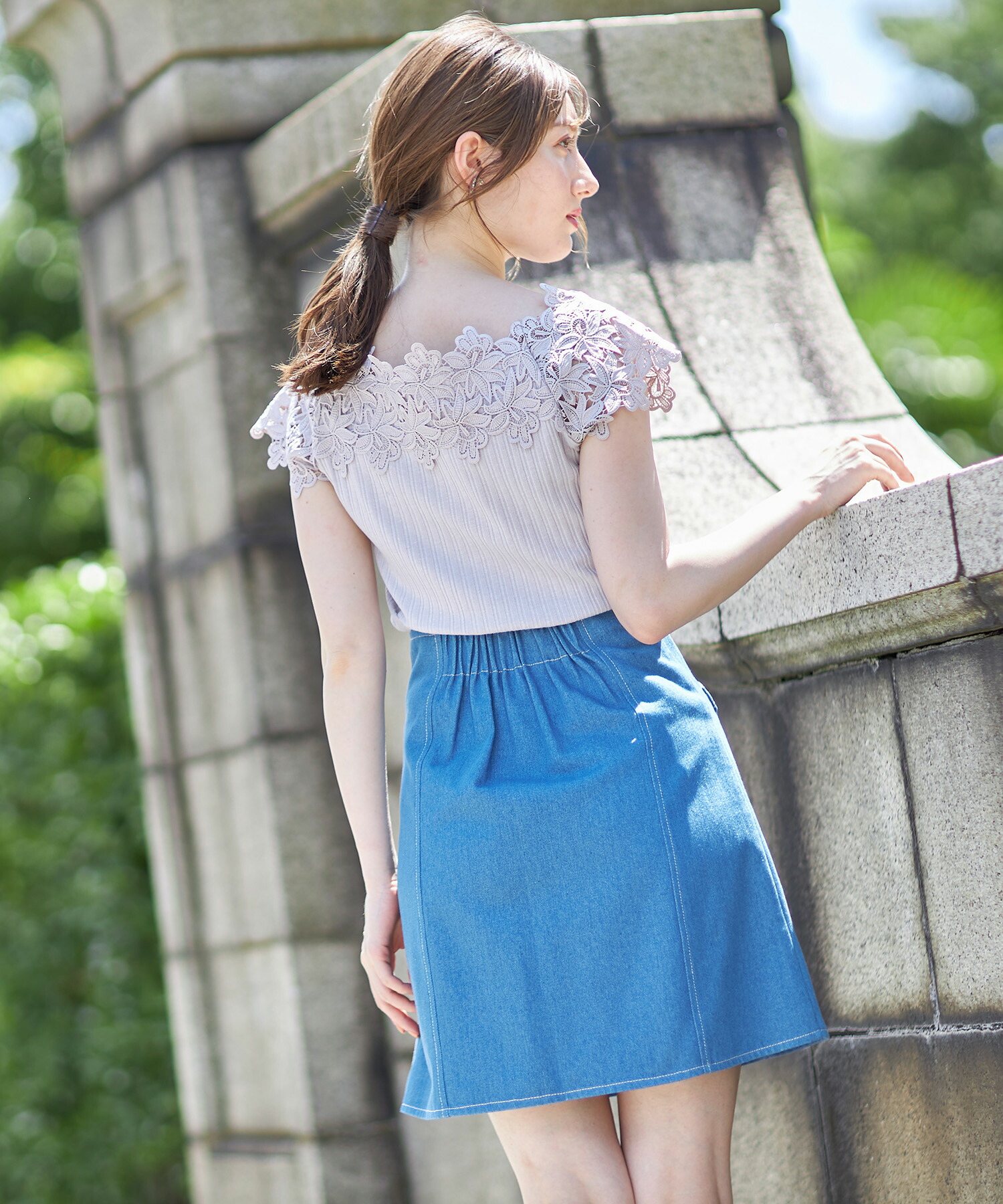 セール】トッコクローゼット tocco closet ビジューファスナー