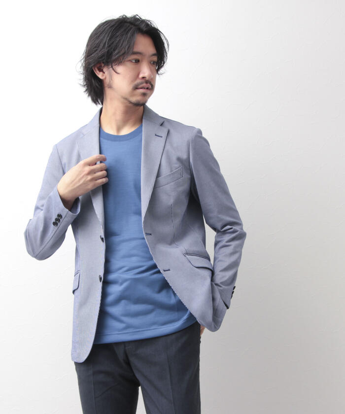 Untit_ グレー クロップドジャケット サイズ2 カジュアルスタンダードフィットクロップジップアップ（ナイロン