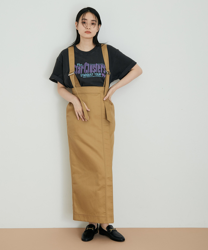 セール 60%OFF】サスペンダーリーンスカート(504780085