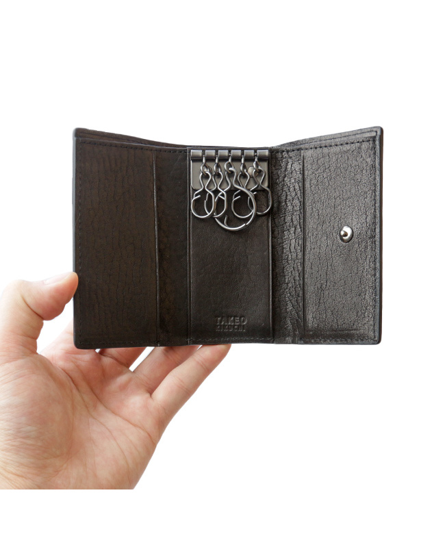 タケオキクチ 財布 キーケース 一体 スマートキー メンズ ブランド 