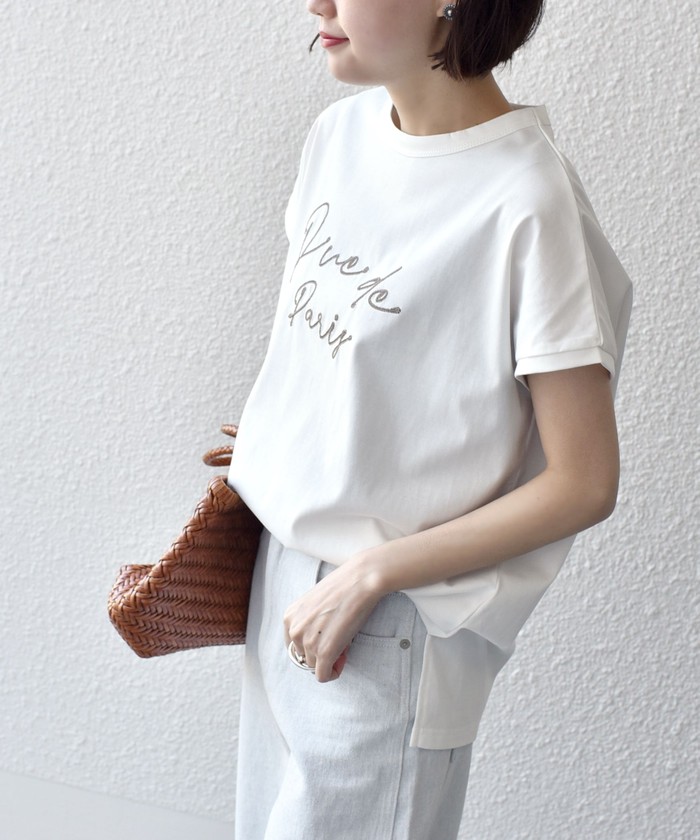 セール】レディース Tシャツ エンブロイダリー（Tシャツ