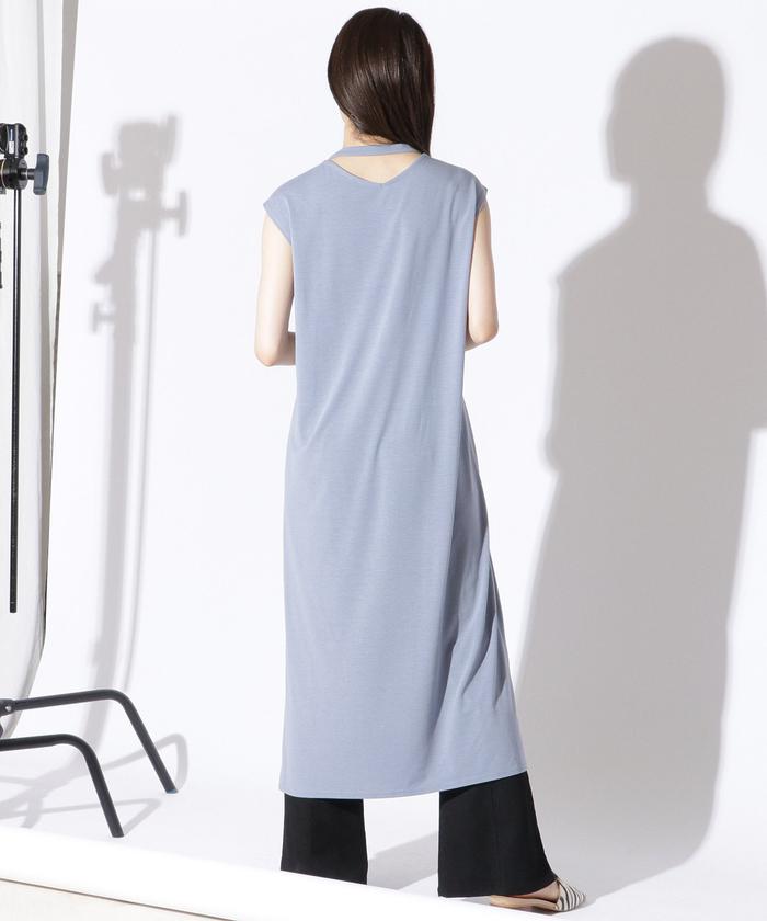 セール 70%OFF】ロングスリットワンピース(504782107