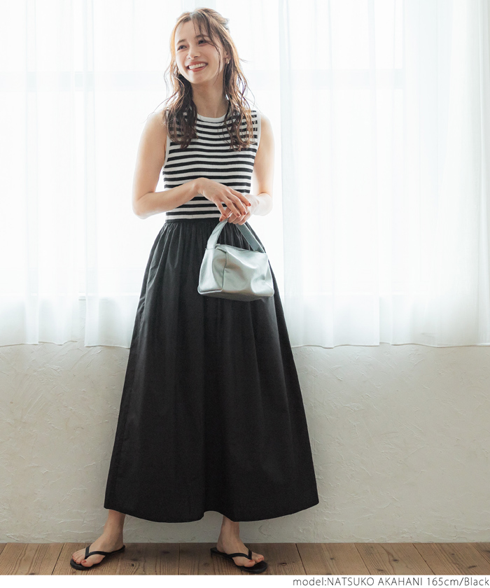 ボーダードッキングワンピース(504709530) | コカ(coca) - d fashion