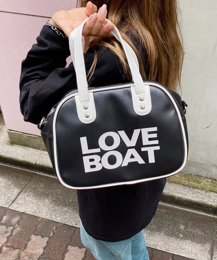 返品交換不可 希少 ホワイト LOVE BOAT ラブボート ボストンバッグ