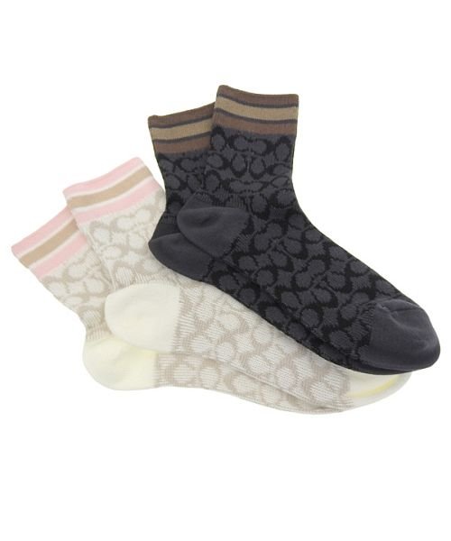 セール50%OFF】Coach コーチ QUARTER SOCKS ソックス 靴下(504784899) | コーチ(COACH) - d fashion