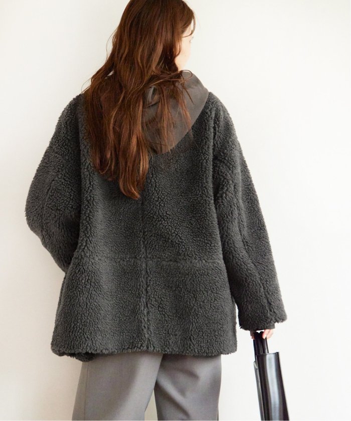 追加》ウォッシャブルボアマフラー付きブルゾン(504787163) | ジャーナルスタンダード レリューム(JOURNAL STANDARD  relume) - d fashion
